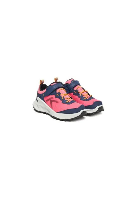 Adidasi de drumetie pentru fete - 305686121 - textil - roz/bleumarin