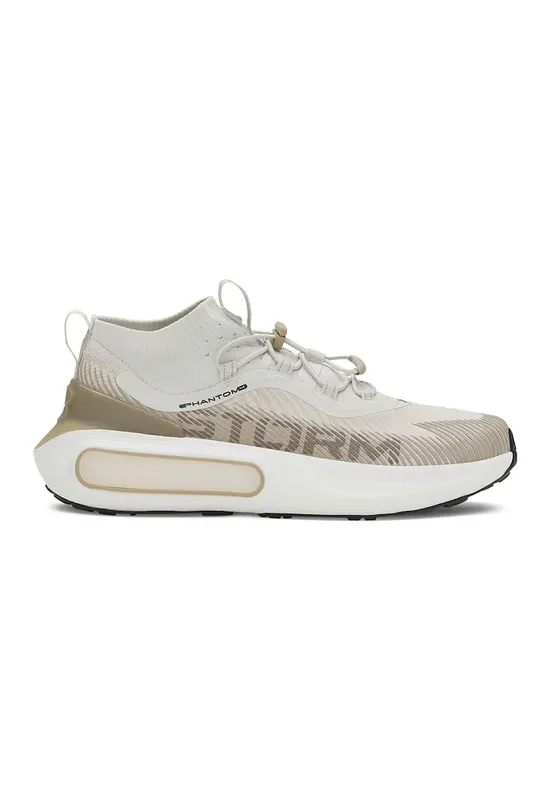 Pantofi sport slip-on Phantom 4 Storm - Maro taupe deschis/Alb murdar