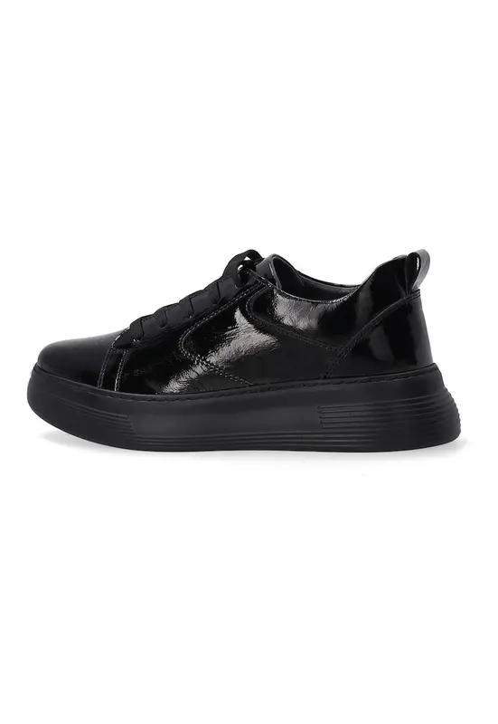 Pantofi sport din piele lacuita