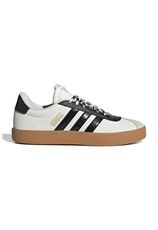 Pantofi sport de piele VL Court 3.0 - Negru/Alb murdar