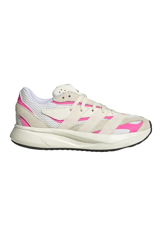 Pantofi sport Lightblaze cu garnituri din piele - Gri deschis/Roz fandango