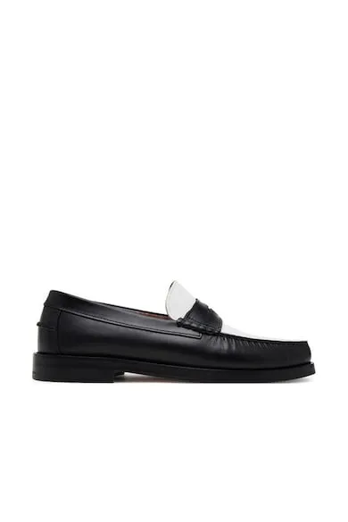 Mocasini barbati Riviera - Piele naturala - Negru - Negru