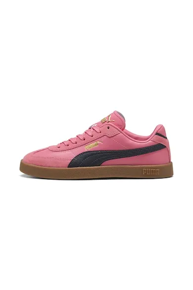 Pantofi sport Club II Era de piele intoarsa si piele ecologica - Fucsia/Bleumarin