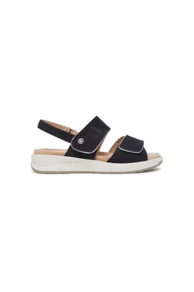 Sandale dama - 9-28252-44 - Piele naturala - Bleumarin - Bleumarin