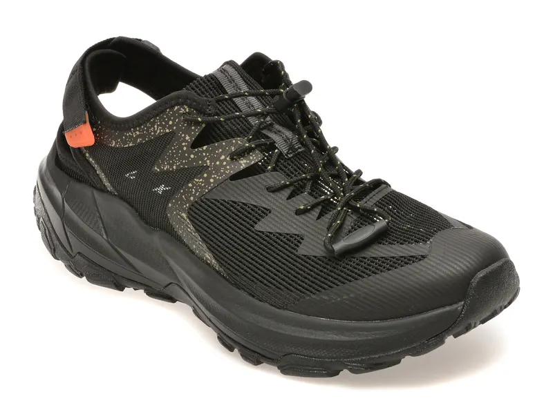 Pantofi sport negri, 33858, din material textil