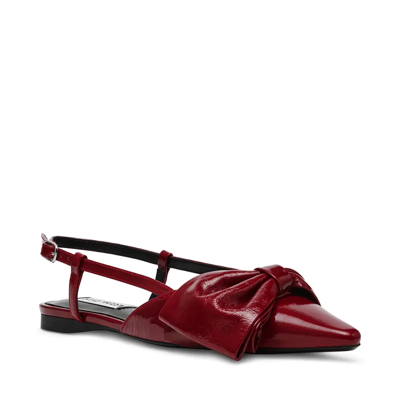 Balerini slingback femei Steve Madden Dazzled bordo din piele lăcuită 1469DDDAZZLEDBO — imaginea 2