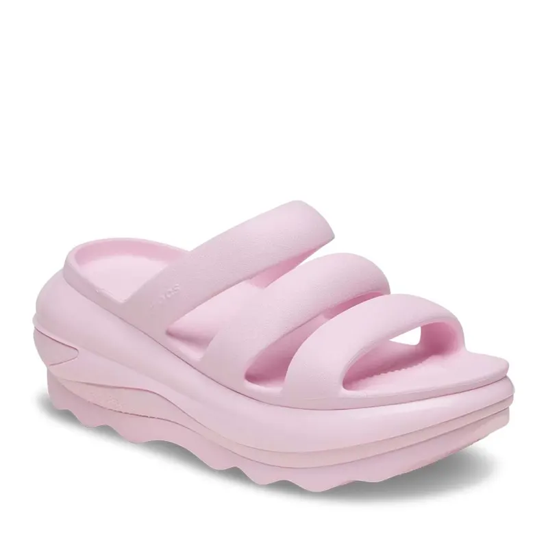 Saboți femei CROCS Mega Crush Triple Strap Pink Milk 3909DSL209842RO — imaginea 2