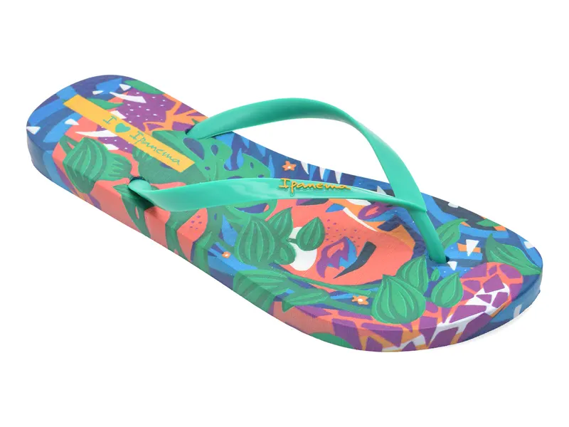 Papuci IPANEMA verzi, 8381408, din pvc