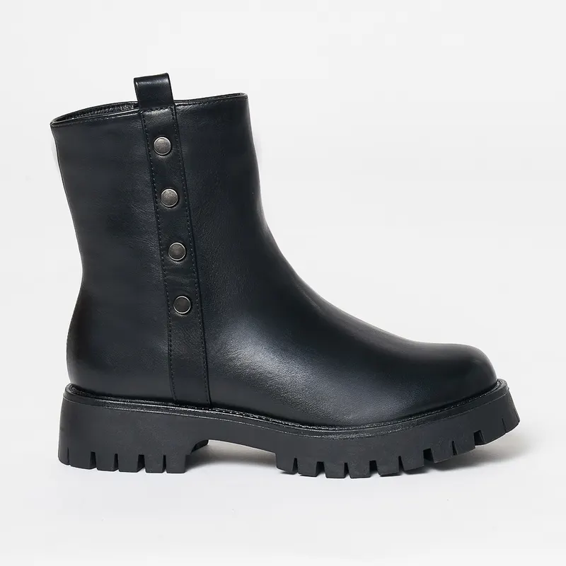 Ghete dama din Piele Ecologica CRL0630 Negru