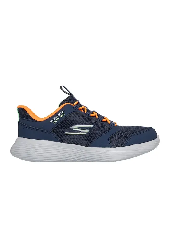 Pantofi sport din plasa Go Run 400 V2- Turbo - Portocaliu/Bleumarin