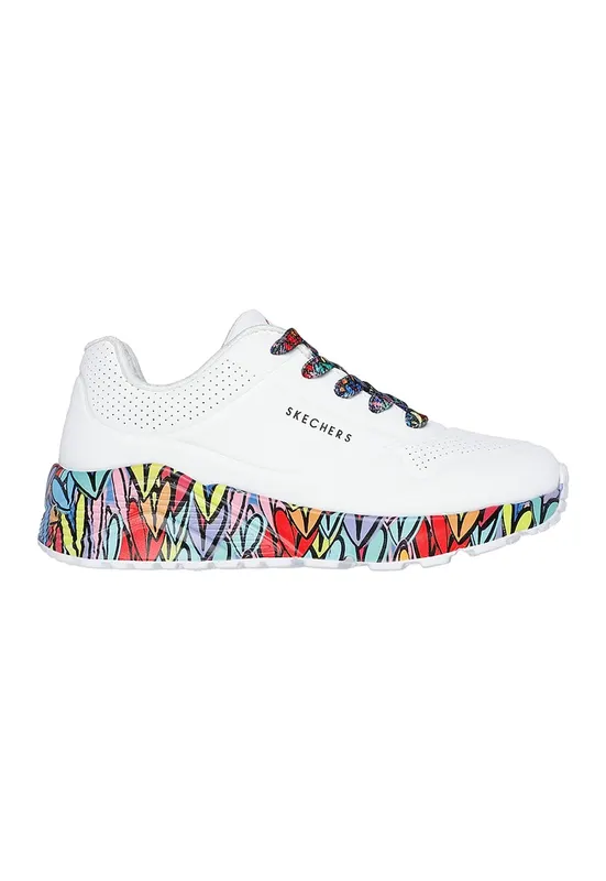 Pantofi sport Uno Lite cu talpa cu imprimeu - Negru/Portocaliu/Alb optic
