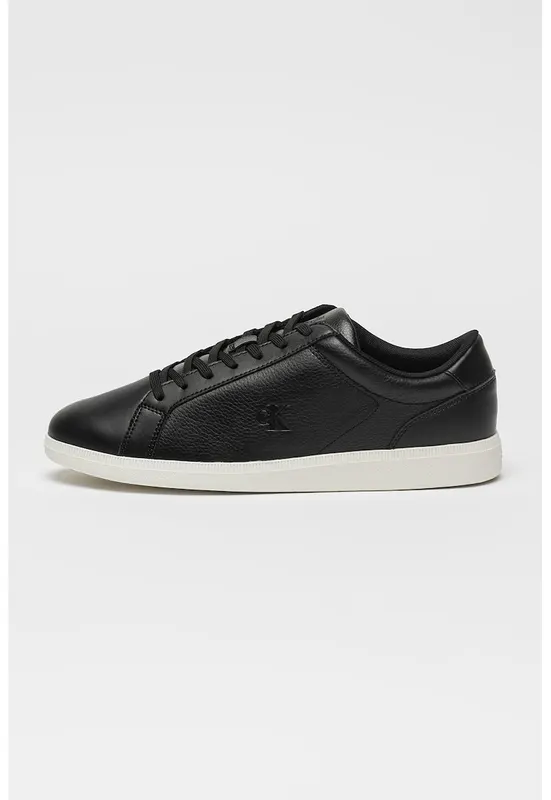 Pantofi sport din piele cu captuseala din piele ecologica - Negru