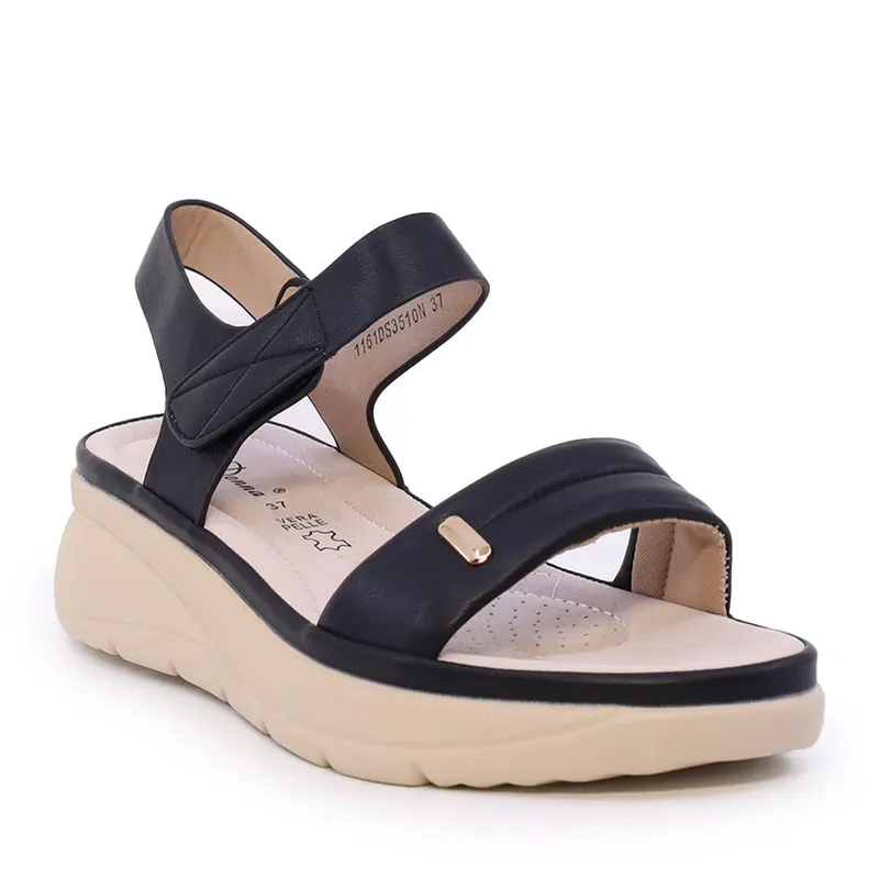 Sandale femei Solo Donna negre 1161ds3510n — imaginea 2