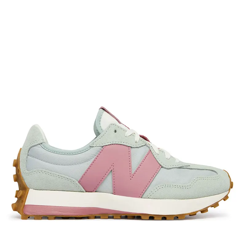 Sneakers femei New Balance 327 verzi din piele întoarsă 2871DPS3277BSVAZ