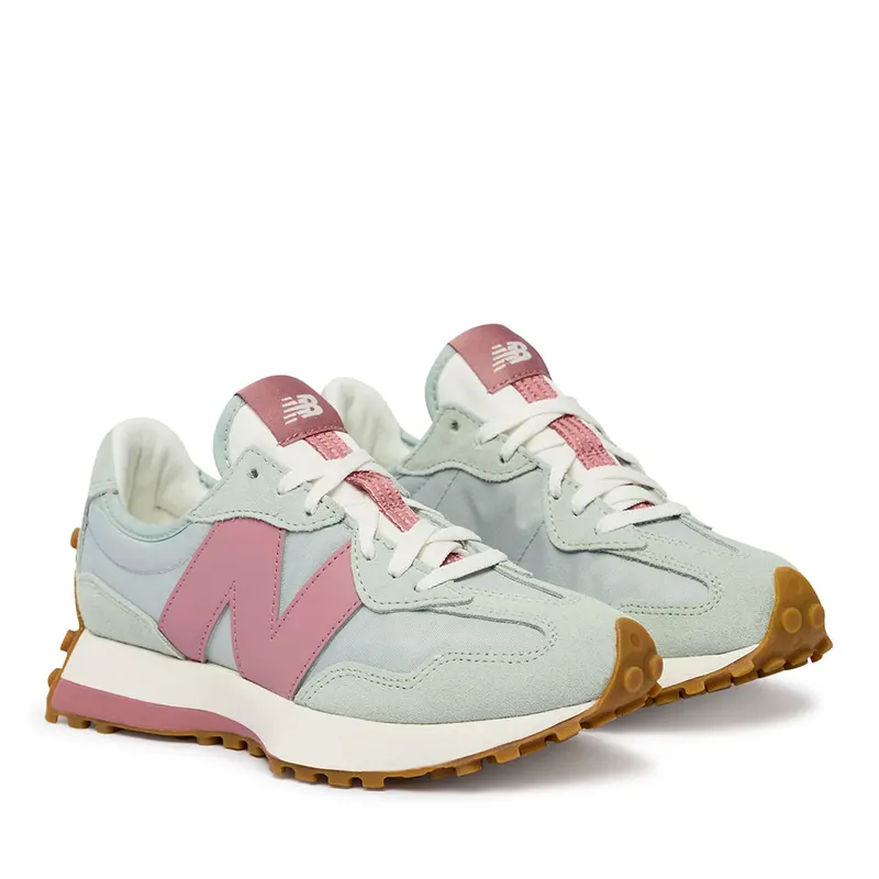 Sneakers femei New Balance 327 verzi din piele întoarsă 2871DPS3277BSVAZ — imaginea 2