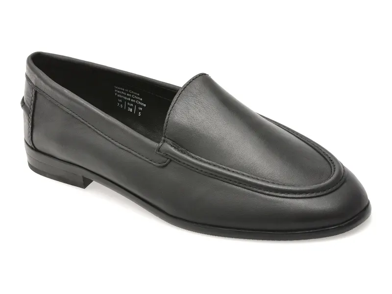 Mocasini ALDO negri, AMBAR 001, din piele naturala