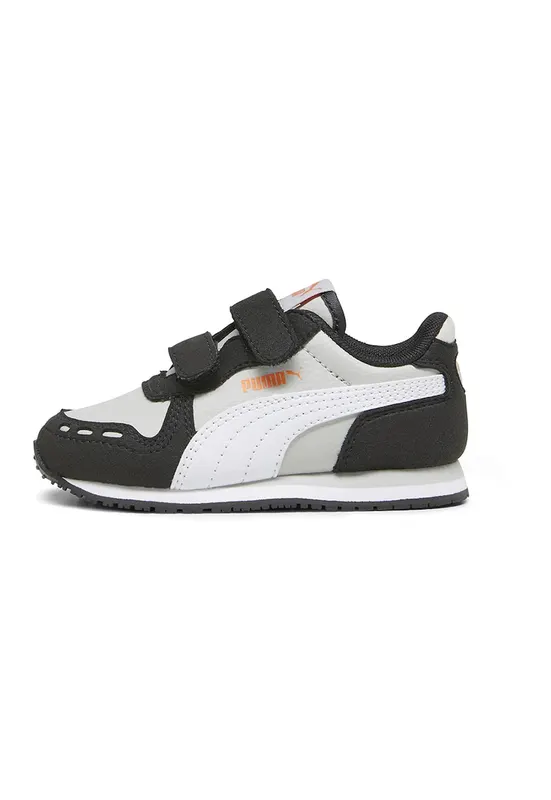 Pantofi sport Cabana Racer SL 20 cu inchidere velcro - Portocaliu mandarina/Alb murdar/Gri antracit