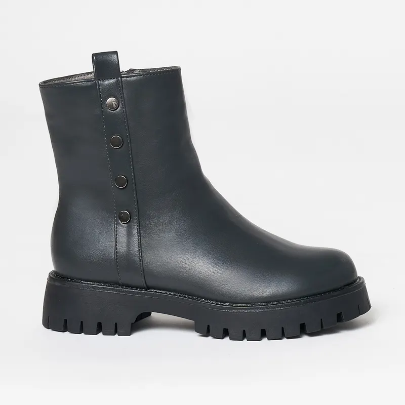 Ghete dama din Piele Ecologica CRL0630 Gri
