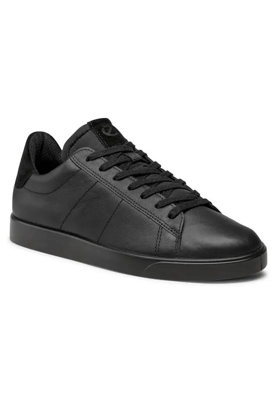 Tenisi barbati 209817256 - Piele naturala - Negru -