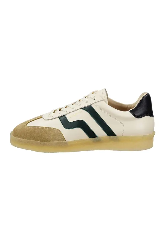 Pantofi sport cu garnituri din piele intoarsa Crepmo - Negru/Crem/Bej deschis