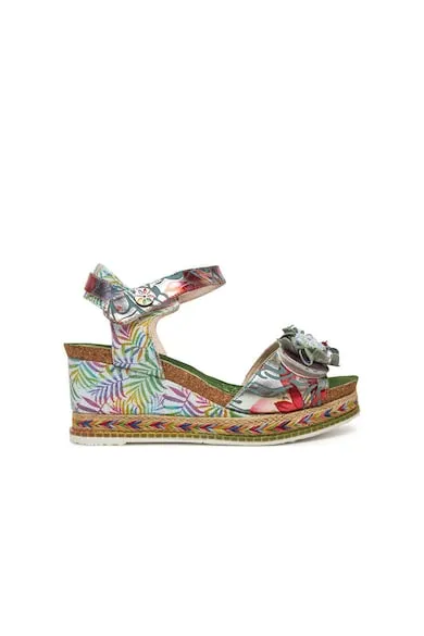 Espadrile dama HACDEO 09 - Piele naturala - Argintiu