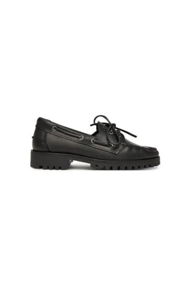 Mocasini dama 66548-H - Piele naturala - Negru