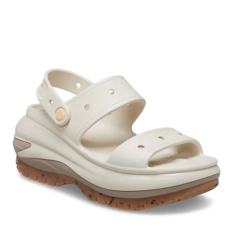 Saboți femei CROCS Mega Crush Sandal Taupe 3909DSL207989TA — imaginea 2