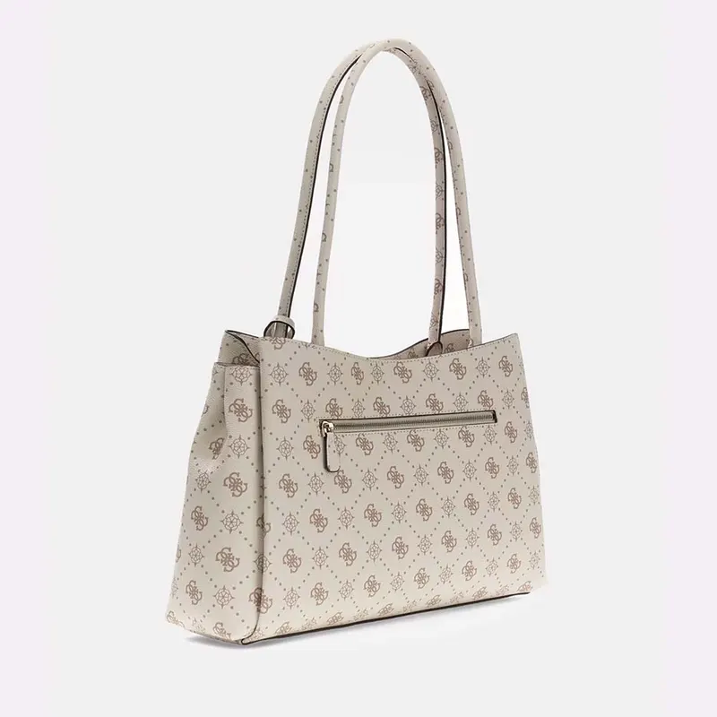 Poșetă tote femei Guess Emelie logo albă 911POSSHWGP9928220A — imaginea 2