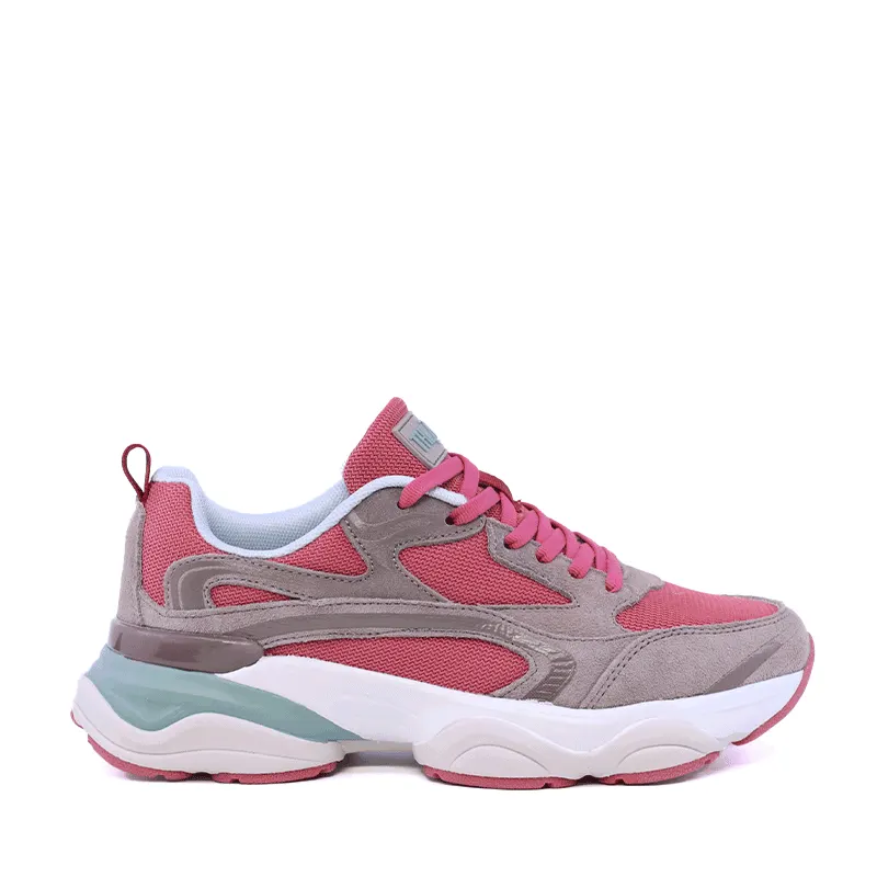 Sneakers femei Thezeus colorati din piele întoarsă și textil 3731dps1156vtar