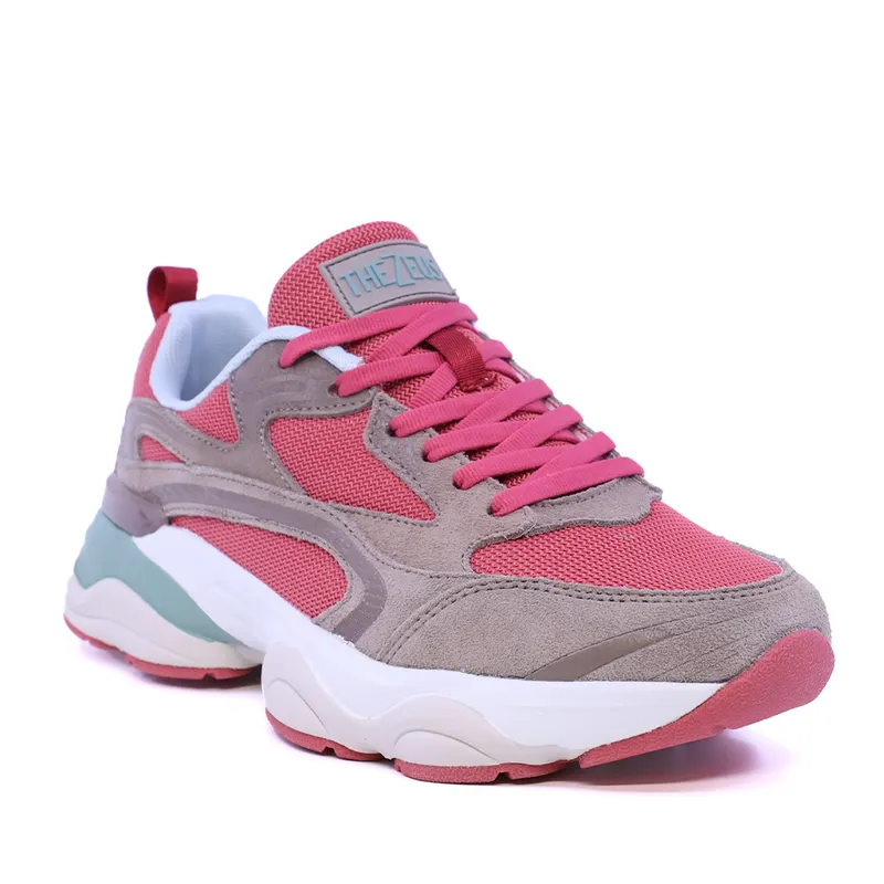 Sneakers femei Thezeus colorati din piele întoarsă și textil 3731dps1156vtar — imaginea 2