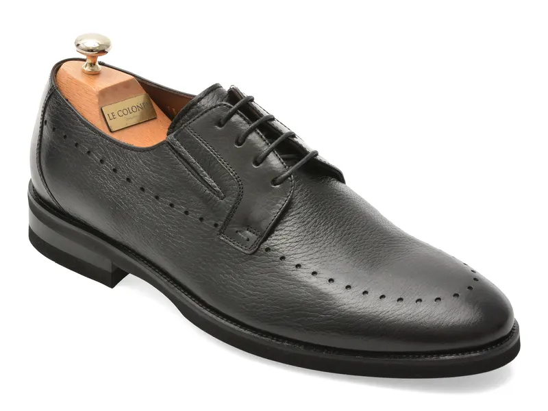 Pantofi eleganti LE COLONEL negri, 422134, din piele naturala