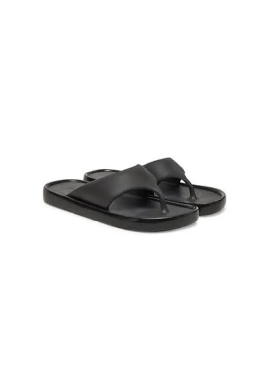 Papuci flip-flop dama M 33915 - Sintetic - Negru - Negru