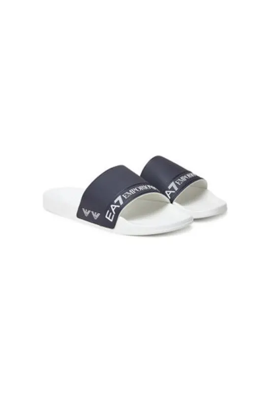 Slapi barbati Emporio Armani - 7X000110 AF15128 - Sintetic - Bleumarin - Bleumarin
