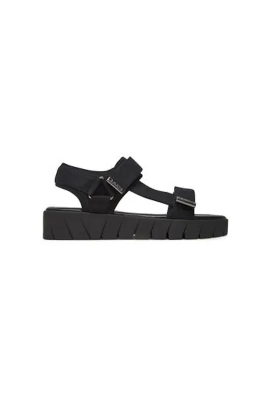 Sandale dama - 5-28706-44 001 - S Oliver - Textil - Negru