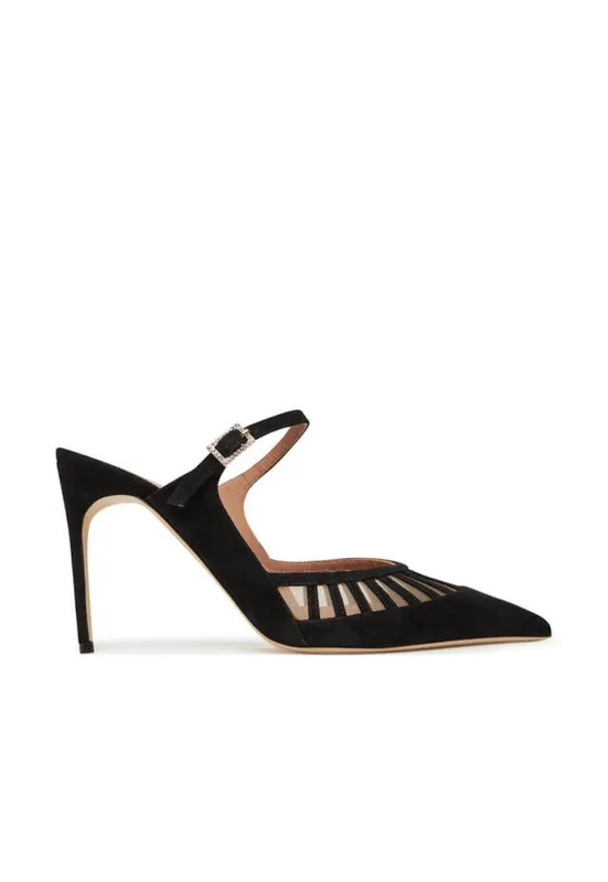 Sandale dama - BARDOT 90-2 - Piele naturala - Negru