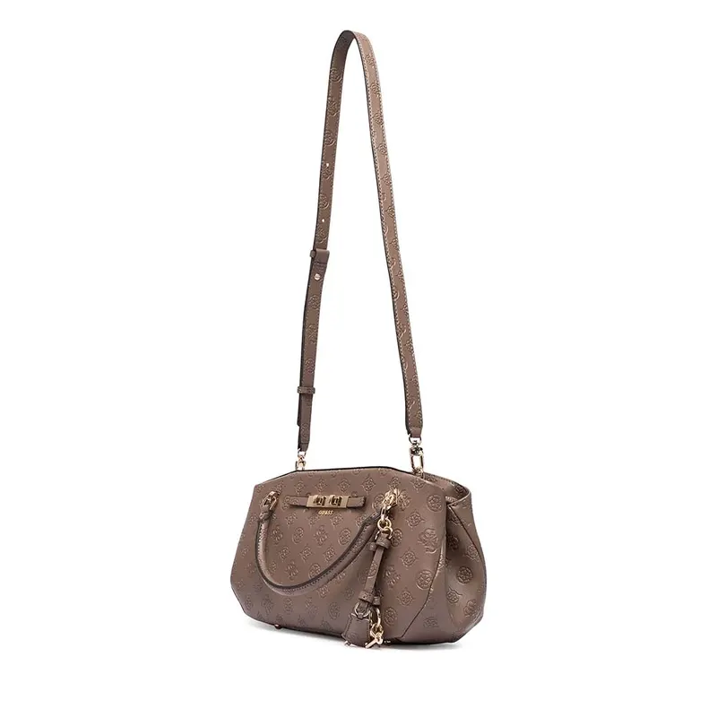 Poșetă crossbody femei Guess Carmela taupe cu logo 912POSSHWPD2225200TA — imaginea 2