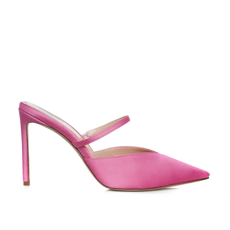 Saboti Agnes in V Satin, Roz - Premium Collection