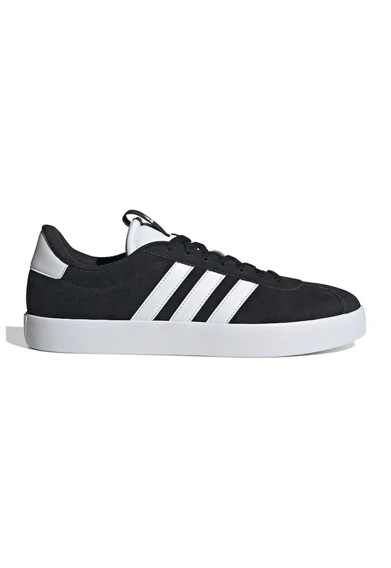 Pantofi sport VL Court 3.0 de piele intoarsa - Negru/Alb optic