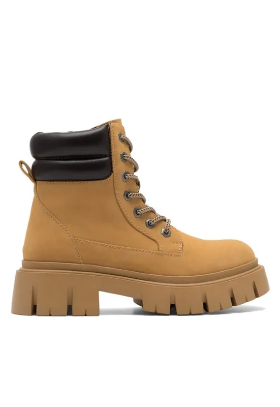 Botine dama - 590558806845740 - Piele ecologica - Maro