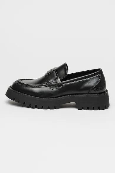 Pantofi loafer de piele - Negru