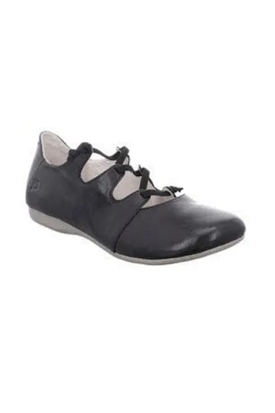 Balerini FIONA 04 - Piele naturala - Negru