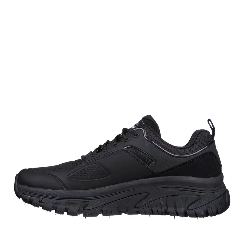 Pantofi sport bărbați Skechers Arch Fit Road Walker negri din piele 1961BP237333N — imaginea 2