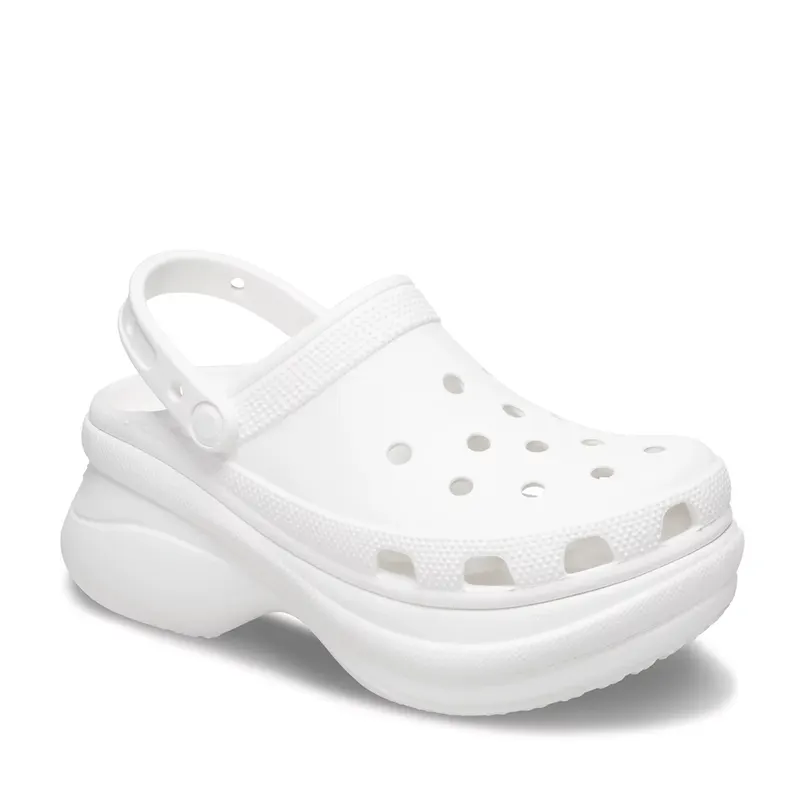 Saboți femei CROCS Bae Clog albi 3909DSL206302A — imaginea 2