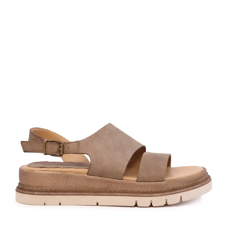 Sandale femei kaki din piele 809ds1564ka