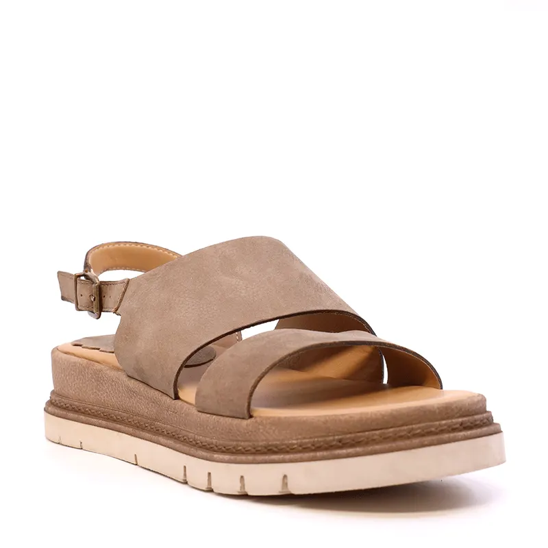 Sandale femei kaki din piele 809ds1564ka — imaginea 2