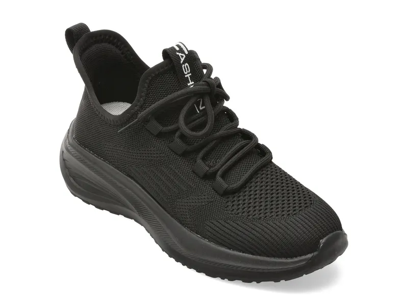 Pantofi sport GRYXX negri, 20252, din material textil