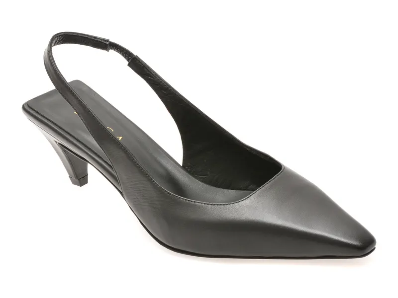Pantofi eleganti EPICA negri, 144498, din piele naturala