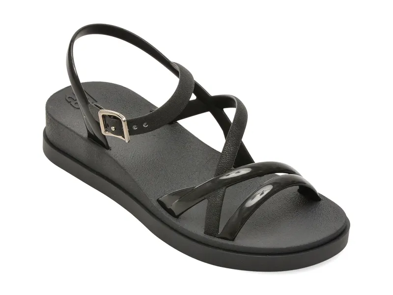 Sandale ZAXY negre, CLASSY SAND, din pvc