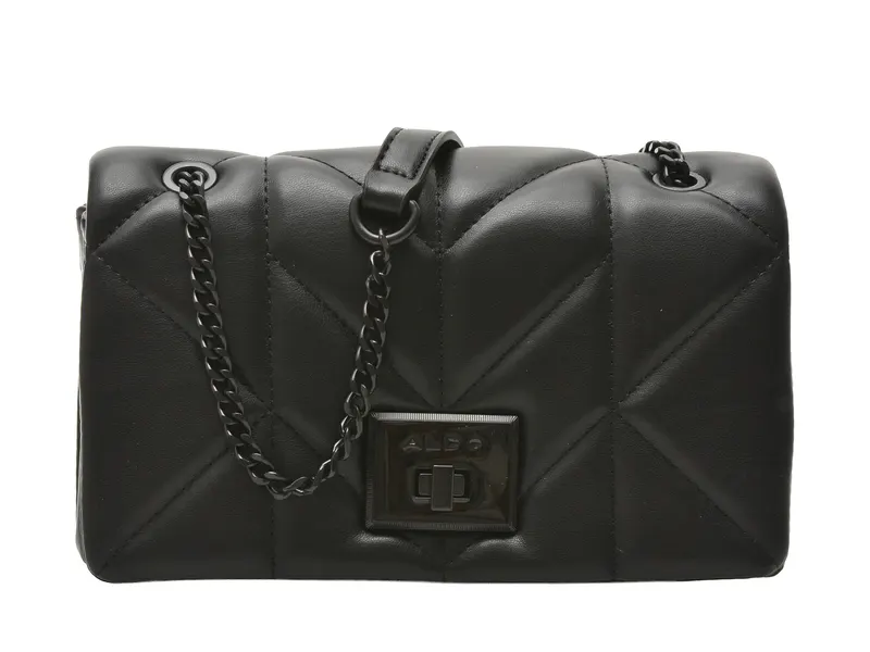 Geanta neagra, GRISHNAK 001, din piele ecologica