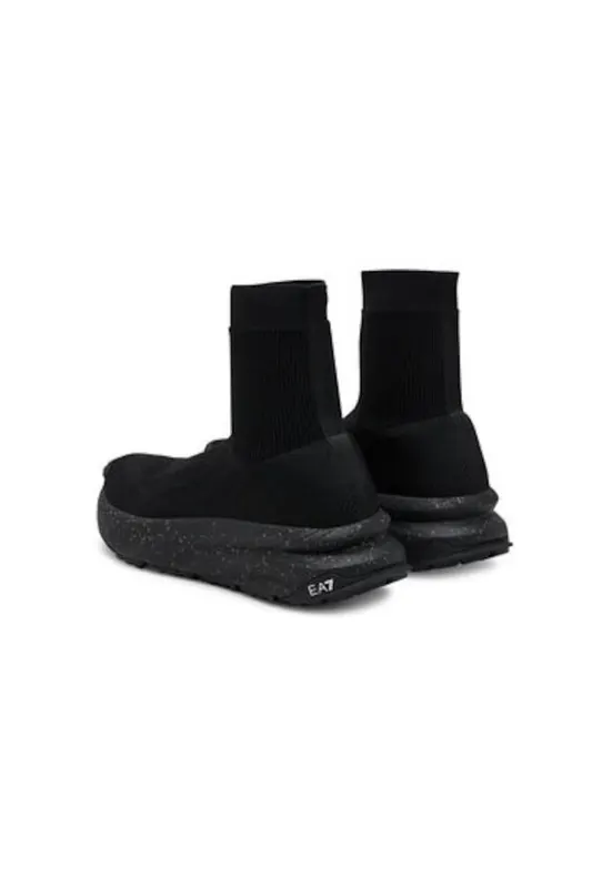 Pantofi sport barbati - X8Z057 XK430 - Emporio Armani - Textil - Negru - Negru